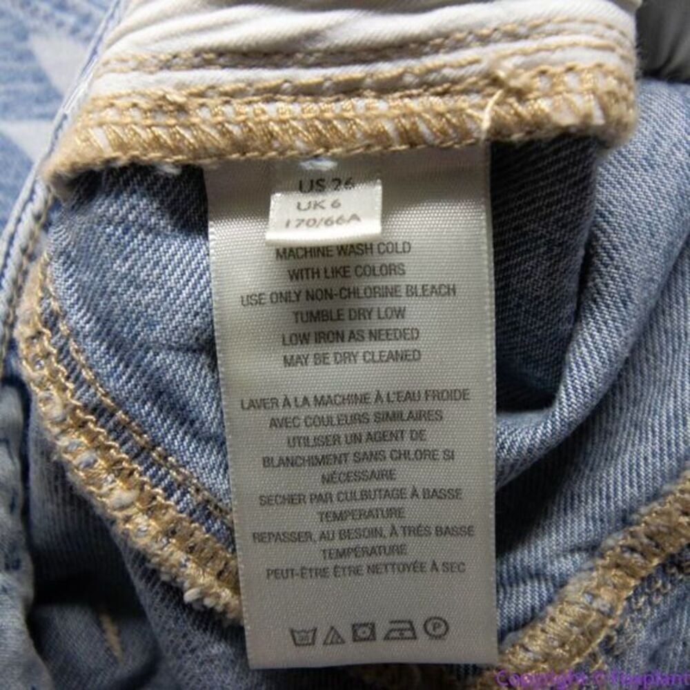 New! Free People Naiomi floral print‎ flare jeans, 26 - Picture 13 of 15